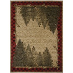 Mayberry Rugs American Destination AD8342 Forest Antique