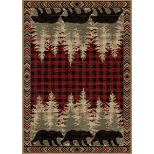 Mayberry Rugs American Destination AD8790 Blowing Rock Red