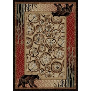 Mayberry Rugs American Destination AD9670 Red Creek Multi