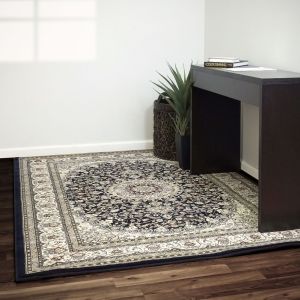 Dynamic Rugs ANCIENT GARDEN AN571193434 Blue/Ivory