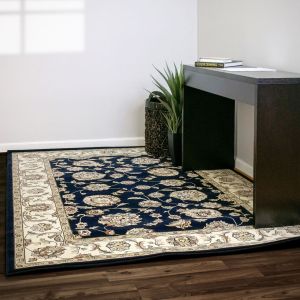 Dynamic Rugs ANCIENT GARDEN AN573653464 Blue/Ivory