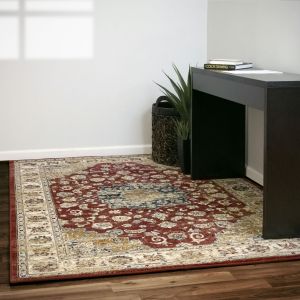 Dynamic Rugs ANCIENT GARDEN AN575591464 Red/Ivory