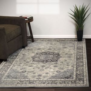 Dynamic Rugs ANCIENT GARDEN AN575599656 Silver/Grey