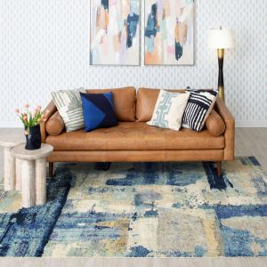 Karastan Rugs Depiction by Stacy Garcia RG144 147 Blue
