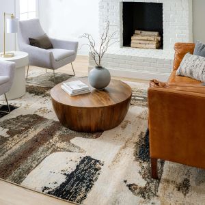 Karastan Rugs Depiction by Stacy Garcia RG144 501 Neutral