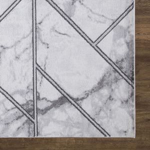 Concord Global Rugs-Brighton Collection-Bellucci Silver , Silver