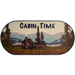 Mayberry Rugs Cozy Cabin CC10435 Cabin Time Brown