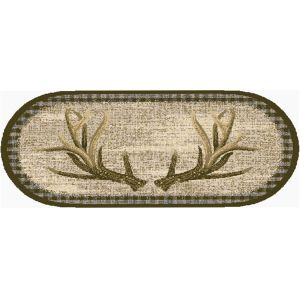 Mayberry Rugs Cozy Cabin CC10514 Trophy Rack Brown