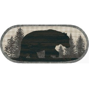 Mayberry Rugs Cozy Cabin CC10515 Papa Bear Gray