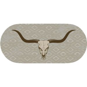 Mayberry Rugs Cozy Cabin CC20774 Longhorn Gray