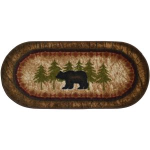 Mayberry Rugs Cozy Cabin CC5276 Birch Bear Brown