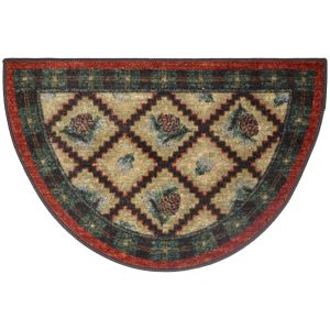 Mayberry Rugs Cozy Cabin CC60410 Pleasant Pine Beige 