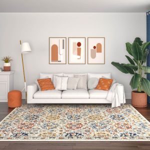 Tayse Rugs Chelsea Adriana CHL1117 Cream