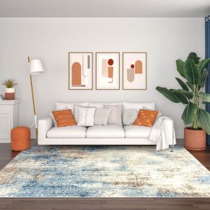 Tayse Rugs Chelsea Clive CHL1307 Navy