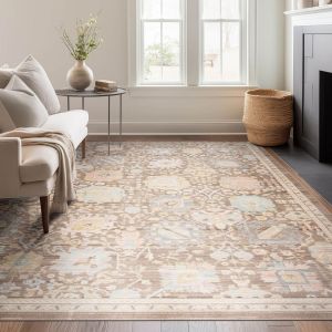 Tayse Rugs Crestwood Alyssa CSW1008 Brown