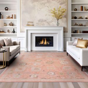 Tayse Rugs Crestwood Alyssa CSW1076 Salmon