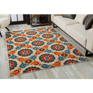 KAS Rugs Calla CAA6931 Ivory
