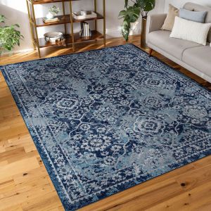 Tayse Rugs Diamond Tiera DIA1201 Blue