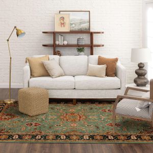 Karastan Rugs Spice Market 90665 50123 Aquamarine