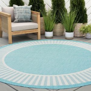Tayse Rugs Eco Elgin ECO1106 Aqua