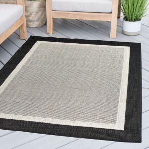 Tayse Rugs Eco Dania ECO1200 Black
