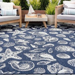 Tayse Rugs Eco Sanibel ECO1405 Navy