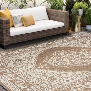 Tayse Rugs Eco Eamon ECO1603 Brown