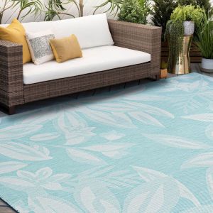 Tayse Rugs Eco Edda ECO1706 Aqua