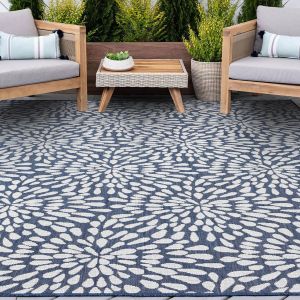 Tayse Rugs Eco Edith ECO1905 Navy