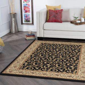 Tayse Rugs Elegance Westminster ELG5403 Black