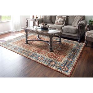 Dynamic Rugs ELISE EL6301351 Red/Blue/Beige