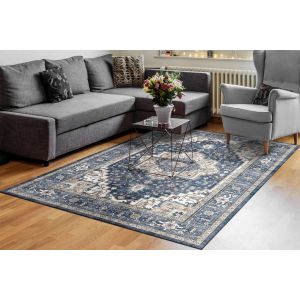 Dynamic Rugs ELISE EL6302510 Navy/Ivory
