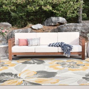 Tayse Rugs Flora Ramon FLO1417 Cream
