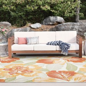 Tayse Rugs Flora Ramon FLO1422 Orange