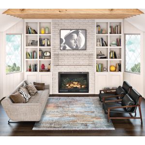 Couristan Rugs HALLI MODERN EDGE H8401102 SKY BLUE / MULTI