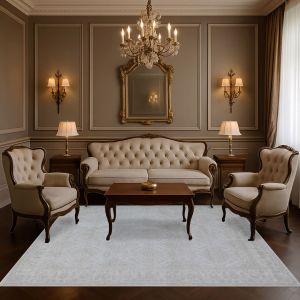 Dynamic Rugs REHA RH1060190 Cream/Grey