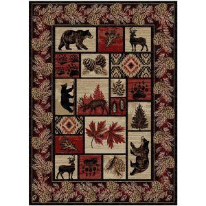 Mayberry Rugs Hearthside HS3220 Dawn Woods Multi