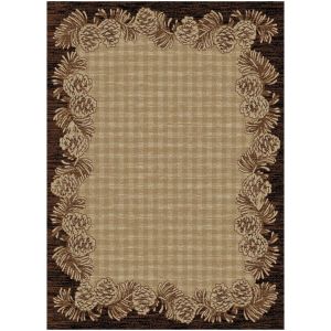 Mayberry Rugs Hearthside HS5801 Crosshill Brown