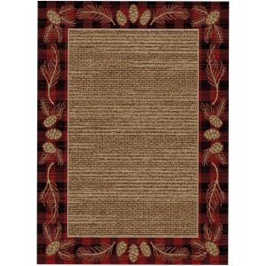 Mayberry Rugs Hearthside HS5850 Abbeville Red