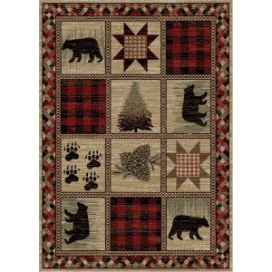 Mayberry Rugs Hearthside HS9640 Hollow Point Red