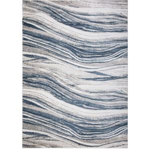 Concord Global Rugs-Jefferson Collection-Marble Stripes Blue , Blue