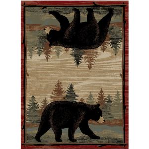 Mayberry Rugs Lodge King LK6391 Riverwatch Multi