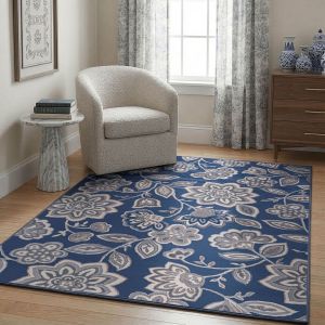 Tayse Rugs Madison Emmalyn MDN3407 Navy