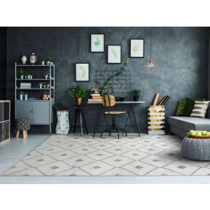 Dynamic Rugs MEHARI MR232756252 Ivory/Grey