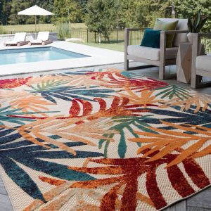 Tayse Rugs Oasis Oaks OAS1001 Multi-Color