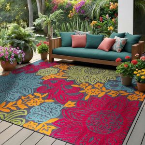 Tayse Rugs Oasis Omalley OAS1307 Navy