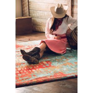 American Dakota Rugs OKA OKA0360TUR Red