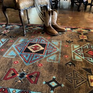 American Dakota Rugs OKA OKA0379SWT Brown