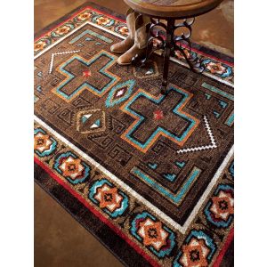 American Dakota Rugs OKA OKA0476MJS Brown