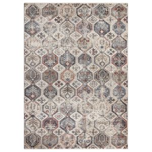 Concord Global Rugs-Pandora Collection-Moroccan Tiles Multi , Multi
